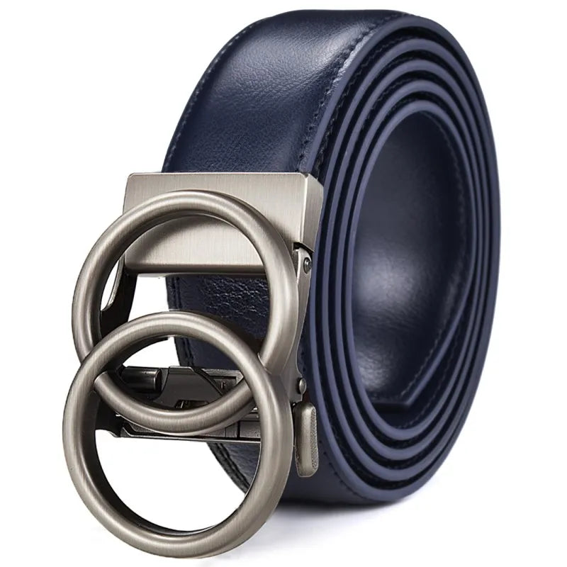 Women's Ratchet Belt Jeans Fashion Automatic Buckle Belt Customizable fit Fashionable and Classic Design