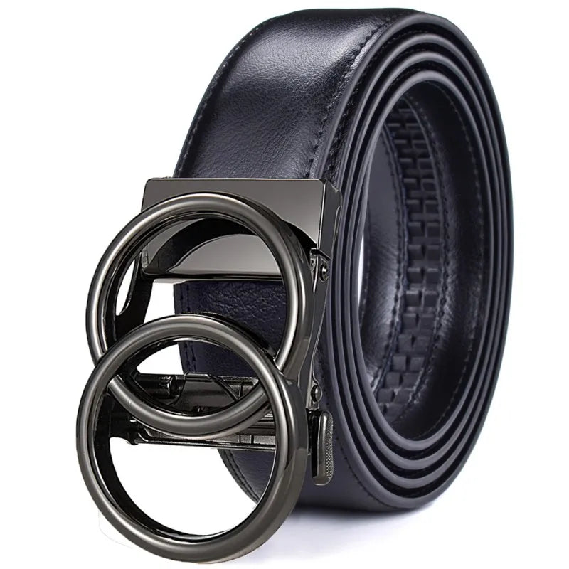 Women's Ratchet Belt Jeans Fashion Automatic Buckle Belt Customizable fit Fashionable and Classic Design
