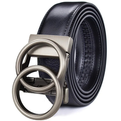Women's Ratchet Belt Jeans Fashion Automatic Buckle Belt Customizable fit Fashionable and Classic Design