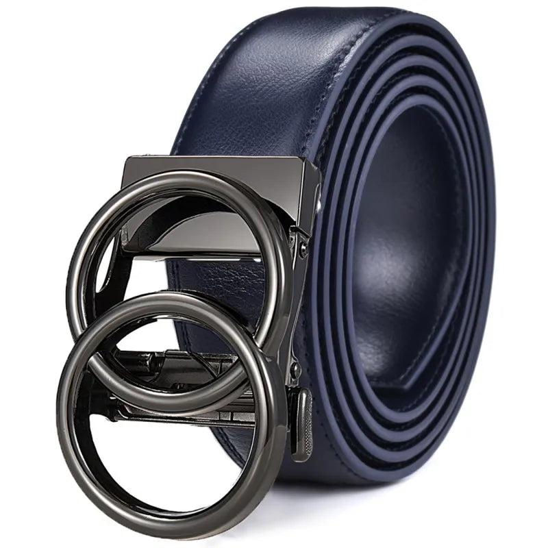 Women's Ratchet Belt Jeans Fashion Automatic Buckle Belt Customizable fit Fashionable and Classic Design
